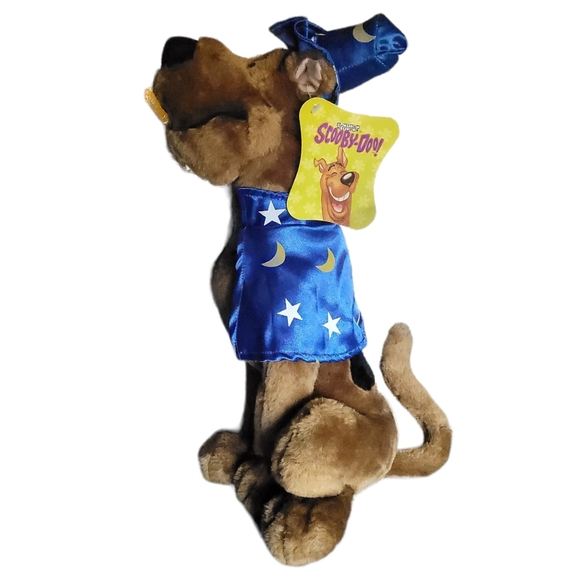 Vintage Plush Scooby Doo Wizard Stuffed Animal Dog Magician Cartoon Network 16" - Picture 3 of 11